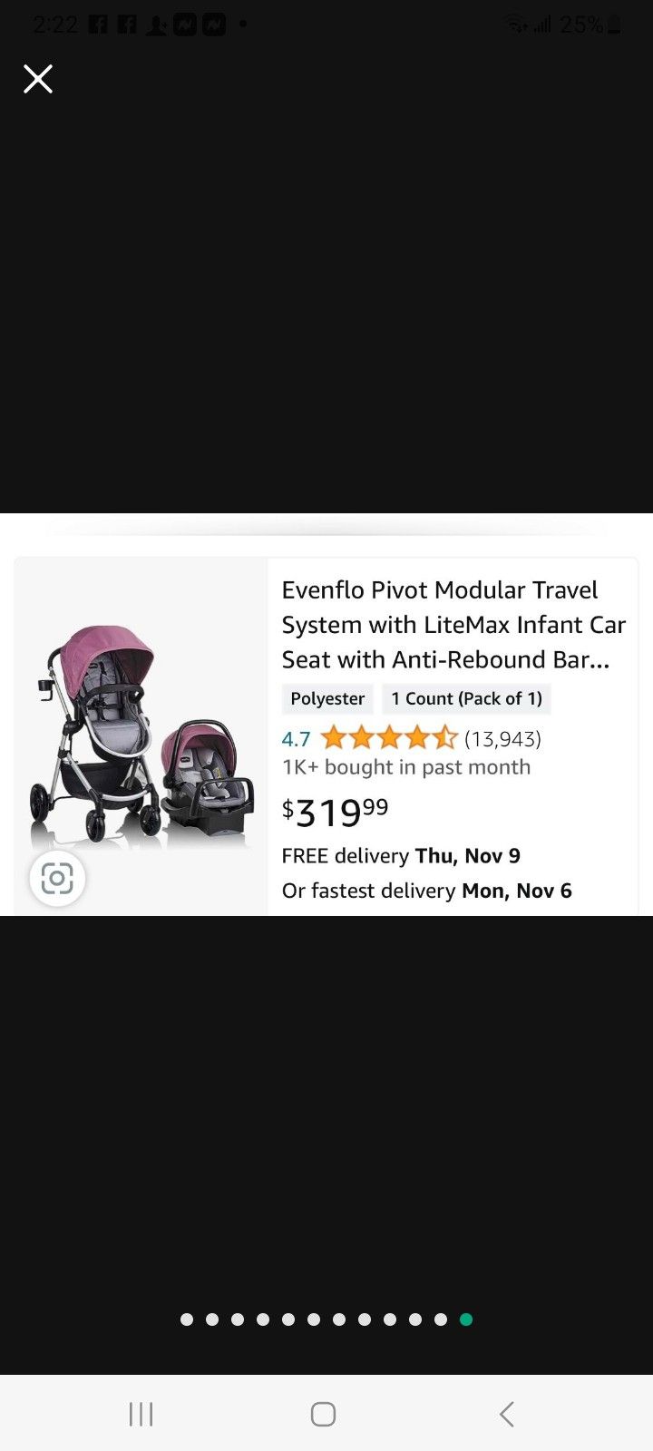 Evenly Pivot Modular Travel System With Car Seat Only