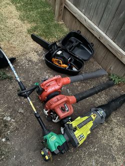 Leaf blowers chain saw weedeater