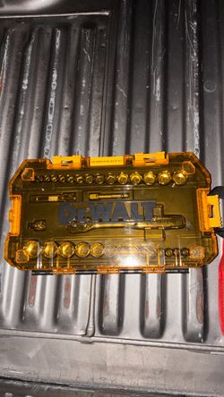 Dewalt metric and socket set and set of 11 sae titan wrenches