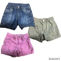 Sz 6 Girls Jean Shorts Bundle Limited Too , Trendy Girl, Thereabouts