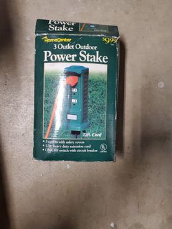 Outdoor Power Stake