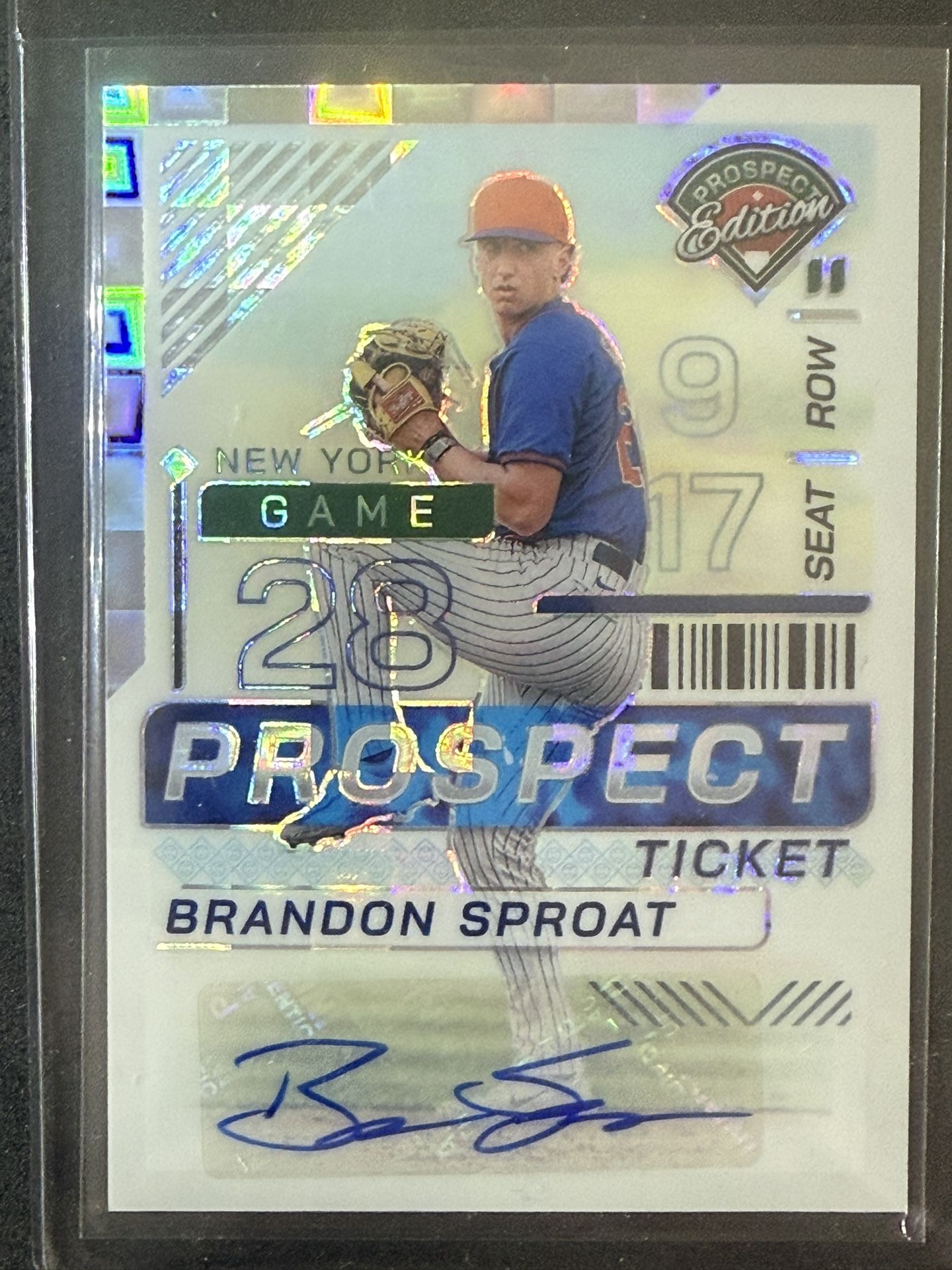2024 Panini Prospect Ticket Brandon Sproat Auto 2/5