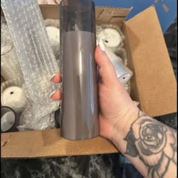 3 size tiered fake candles 