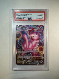 PSA 10 MEW VMAX GEM MT 2021 Pokemon Sword & Shield Fusion Strike Secret #269 FULL ART
