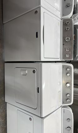 Maytag Top Load Washer & Dryer Set – Agitator, White, Tested