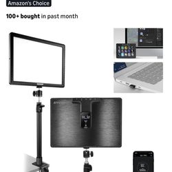 LED Video Light for Streamers & Creators – New in Box