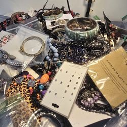 HUGE LOT OF ALL JEWELRY TYPES