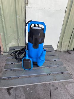 FOTING - Sump pump, 1.5 HP 6300 GPH high flow clean and dirty submersible water pump with float switch, portable thermoplastic electric pump for pool 