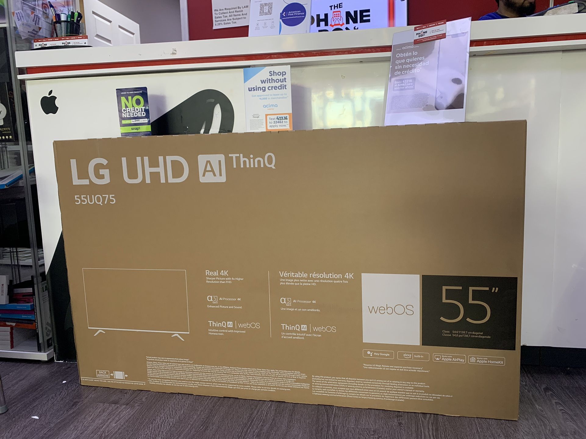 LG UHD AI THINQ  55” Inches TV 🖥️ With Features Like GOOGLE,  ALEXA, APPLE AIR PLAY