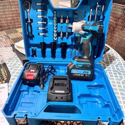 Llave De Impacto 350Nm De Torque Con Accesorios 