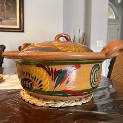 Cazuela de  barro Mexicana 