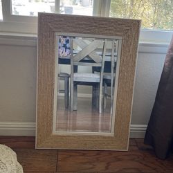 Beautiful, Quality Rattan Framed Mirror