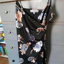 Black Floral Dress