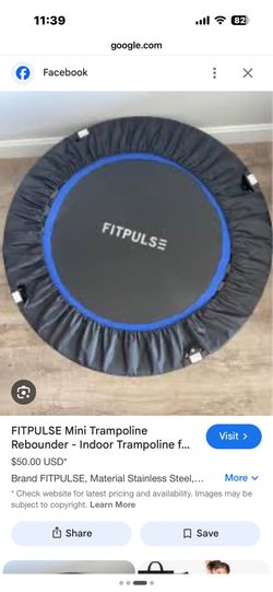 File 37 inches trampoline