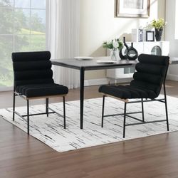 Modern Upholstered Dining Chairs Set of 2 – 10005DC