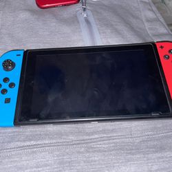Nintendo switch with brand new controller 