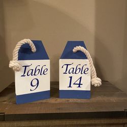 Nautical Table Markers