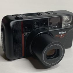Nikon Zoom Touch 500S 35mm Film Camera with 35-80mm Macro Lens Point & Shoot