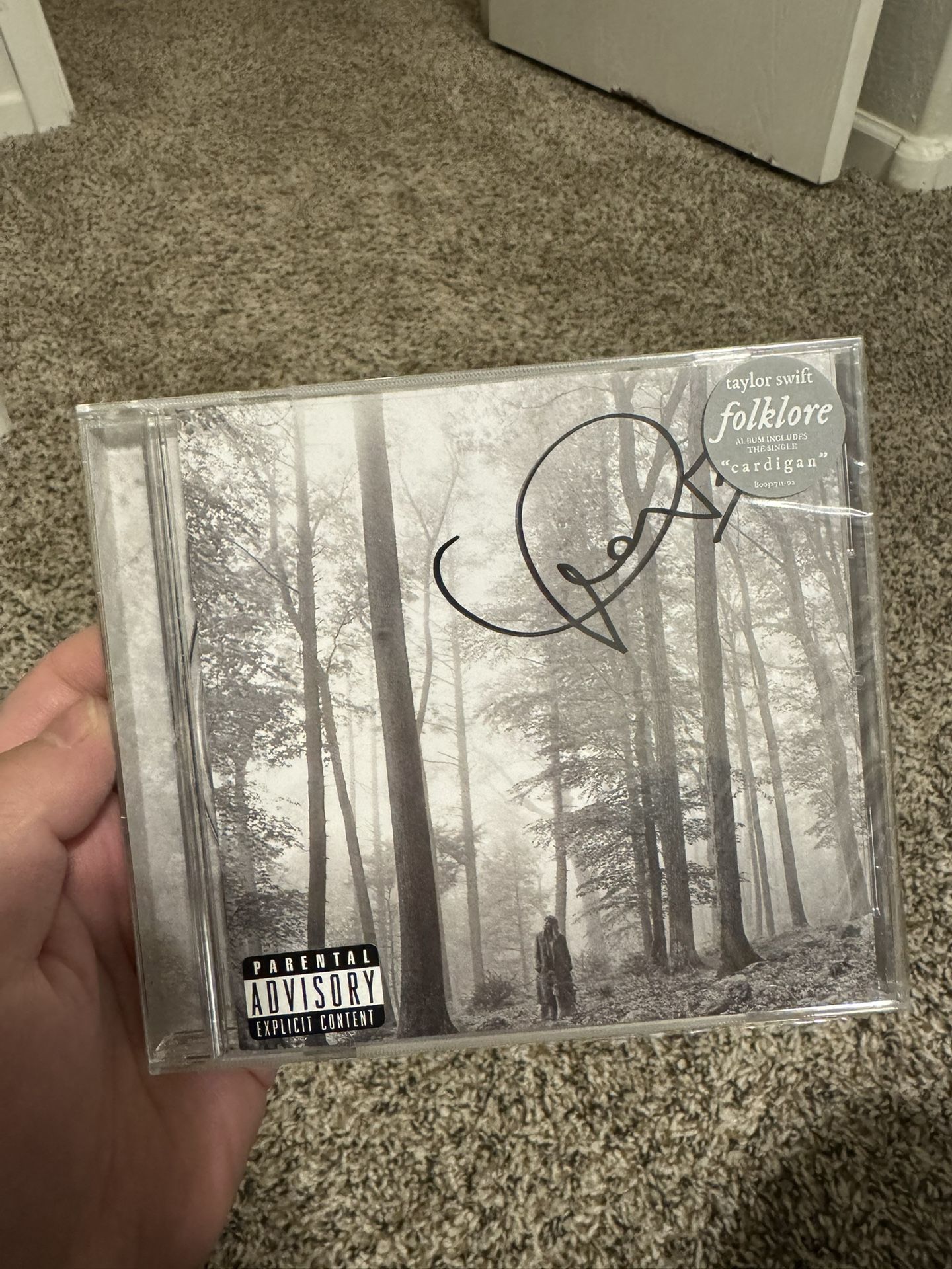 🆕 Tylor Swift Signed CD Folklore Brand New Sealed