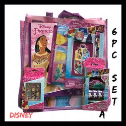 NWT Pink Disney Princess 6Pc Gift Set