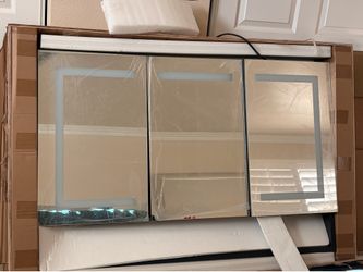 LED light medicine cabinet
