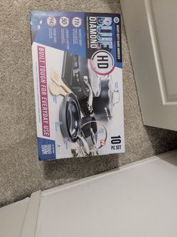 Blue Diamond 10pc cookware set - New