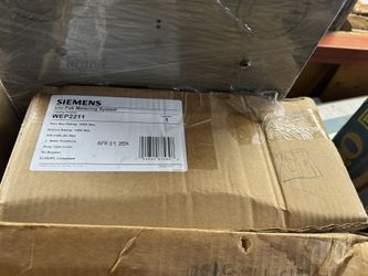 New Siemens WEP2211 2 Gang Meter ADU