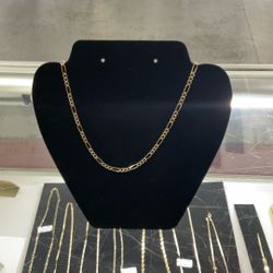 14k Gold 12 Gram Fígaro Chain