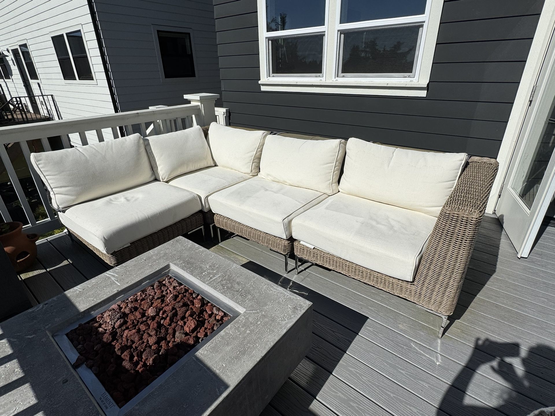 Outer Brand Modular Patio Furniture - R Sectional With Cover