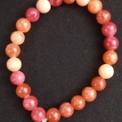 Pink Lemonade Bead Bracelet