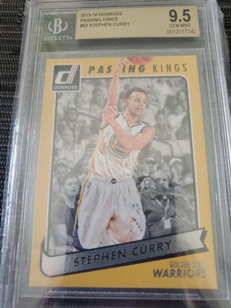 Warriors Stephen Curry Grade Card