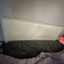 Queen White Bed frame 