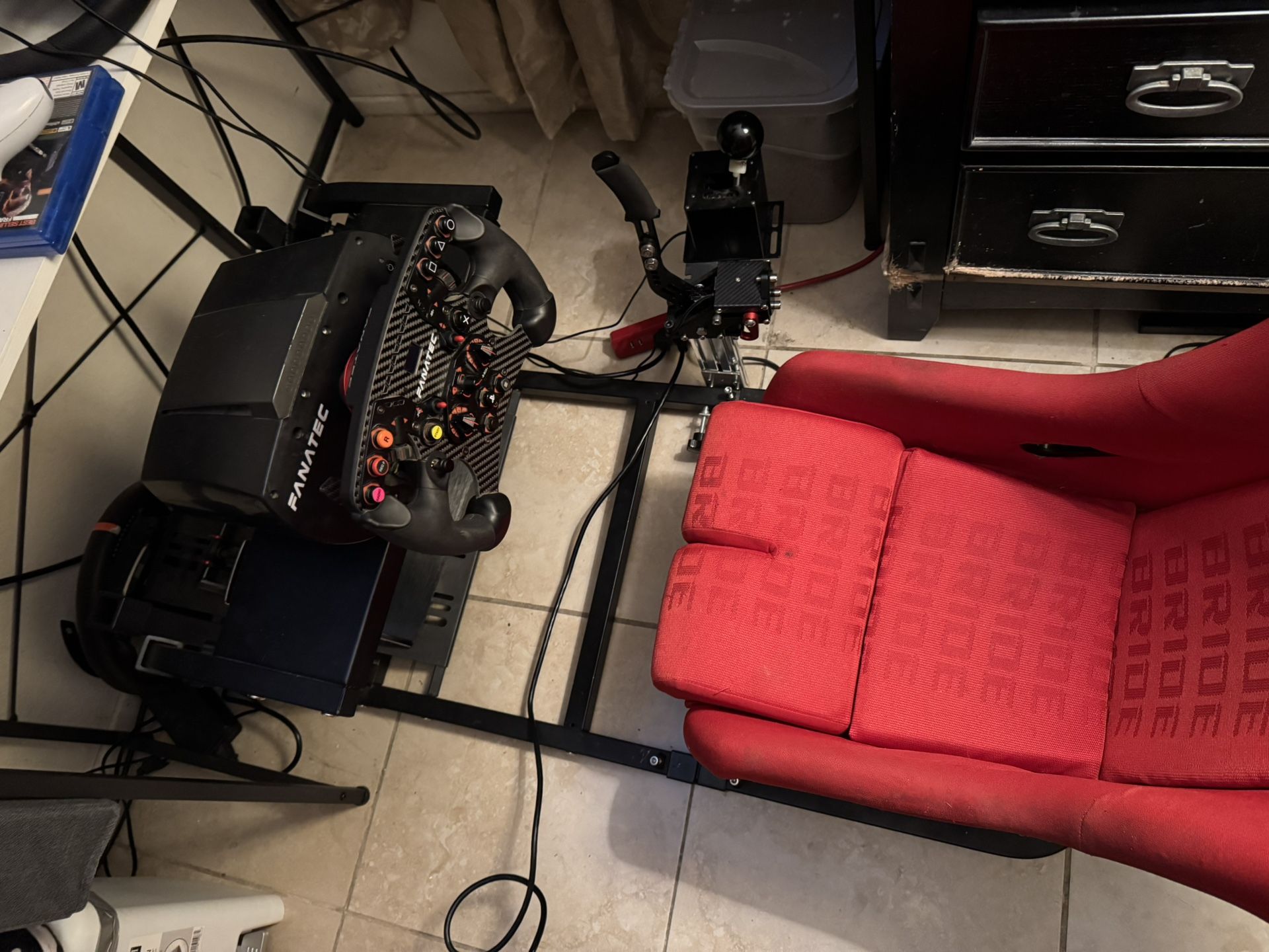 Simulator race/drift Setup