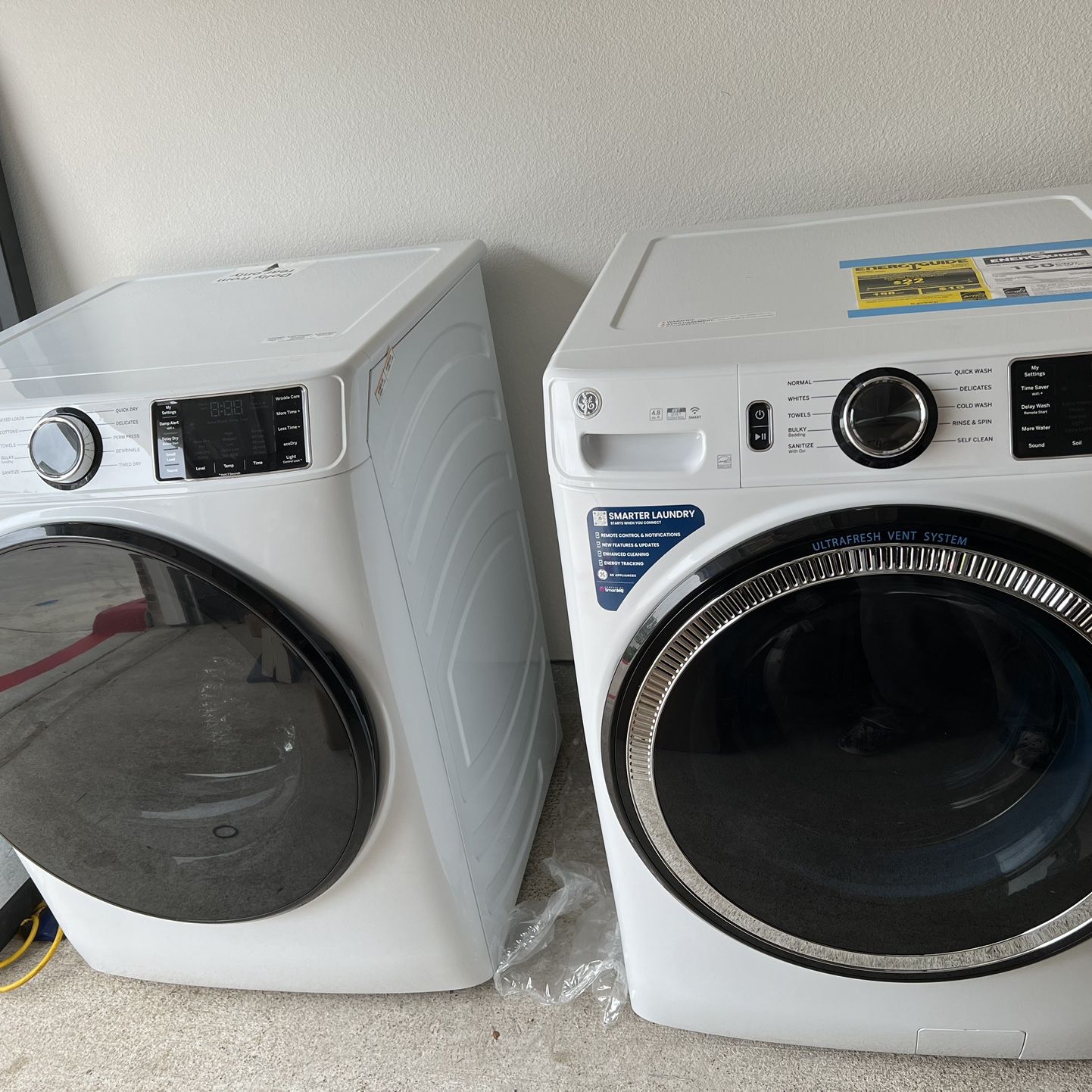 Stackable Smart Ge Washer And Dryer