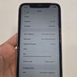 T Mobile iPhone 11 64gb $100