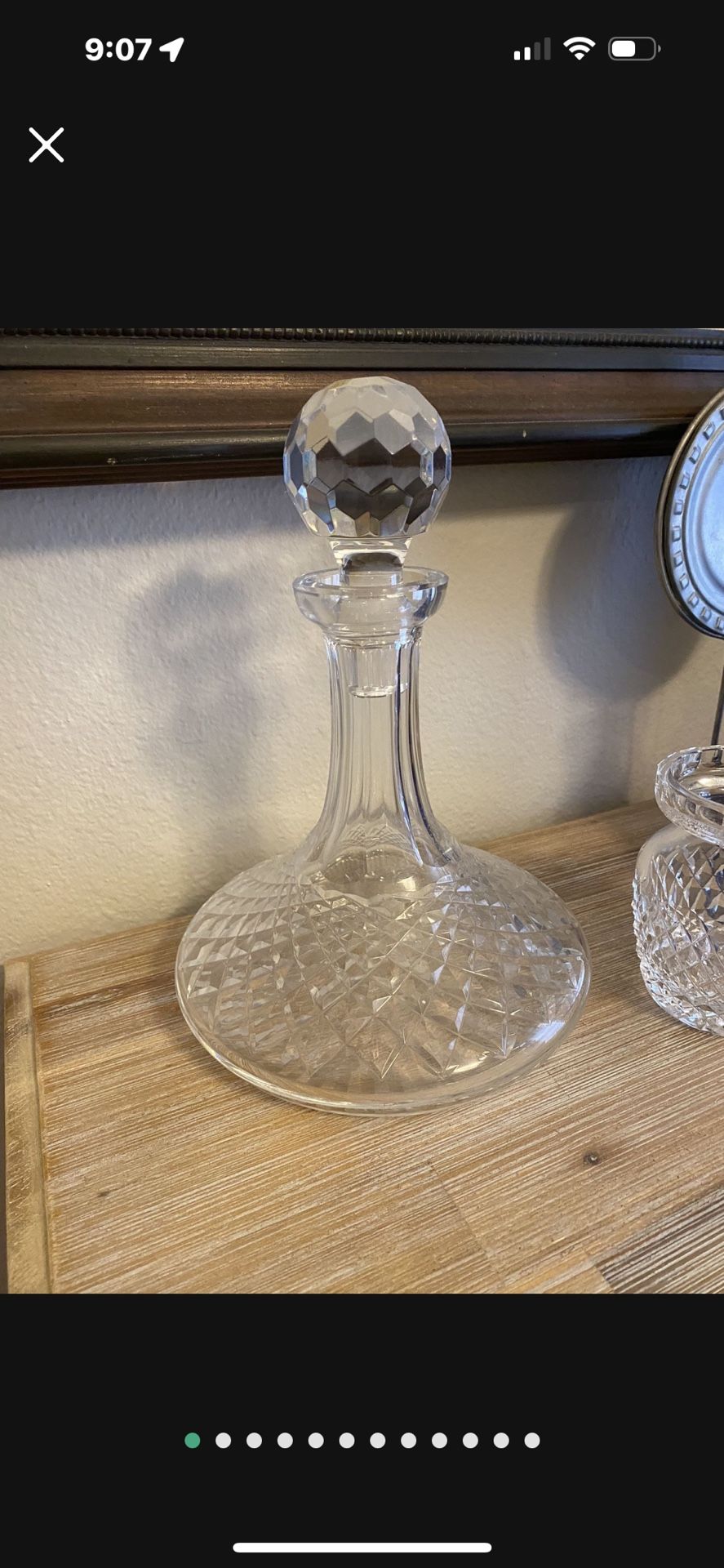 Waterford Crystal Yacht Decanter Bar Liquor 