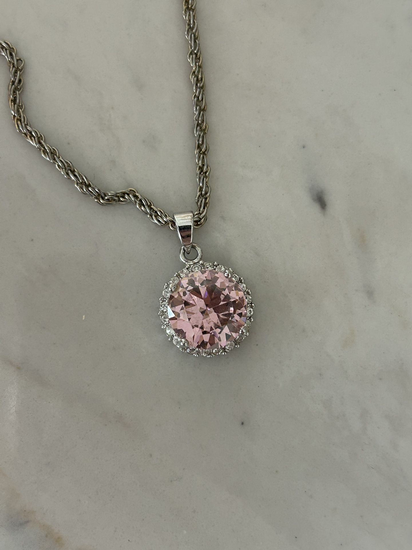 Pink Necklace Pendant