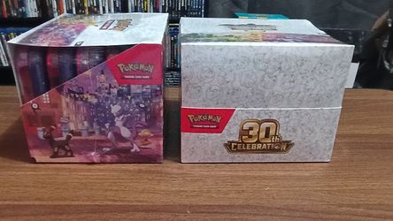 Pokemon 30th Celebrations Sealed 10PK Mini Tin Display