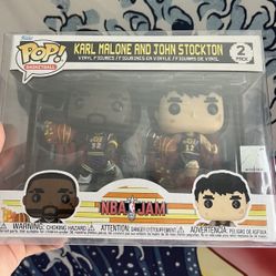 Funko Pop Basketball Karl Malone And John Stockton 2-pack 