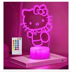 Hello Kitty 3D Led Night Light Lamp
