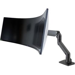 PLEASE SELL FAST! Heavy Duty Aluminum Single Gas Spring Monitor Arm Suit for Flat/Ultrawide/Cruved Monitor 34-49 inch and New 57 inches Screen Weight 