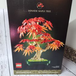 LEGO Botanicals Japanese Red Maple Bonsai Tree Building Kit  - Unique Home Decor Plant