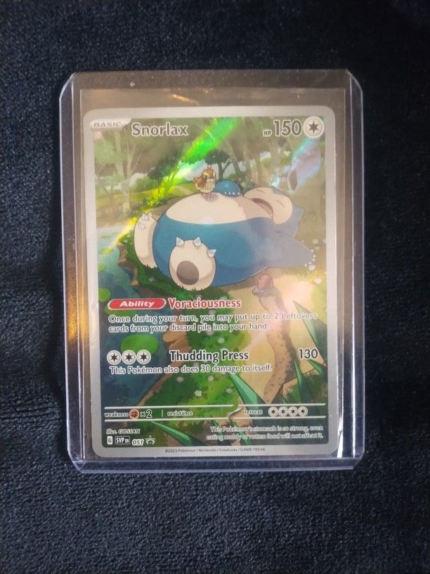 **Pokemon SNORLAX Promo SVP 051 Scarlet & Violet 151 2023 #051