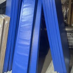 WOOD-BACKED GYM WALL PADDING – 14 PANELS (6 FT TALL) 