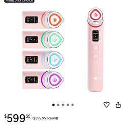 medicube Age-R Booster Pro Pink | 6-in-1 Real Glass Glow Beauty Massager 