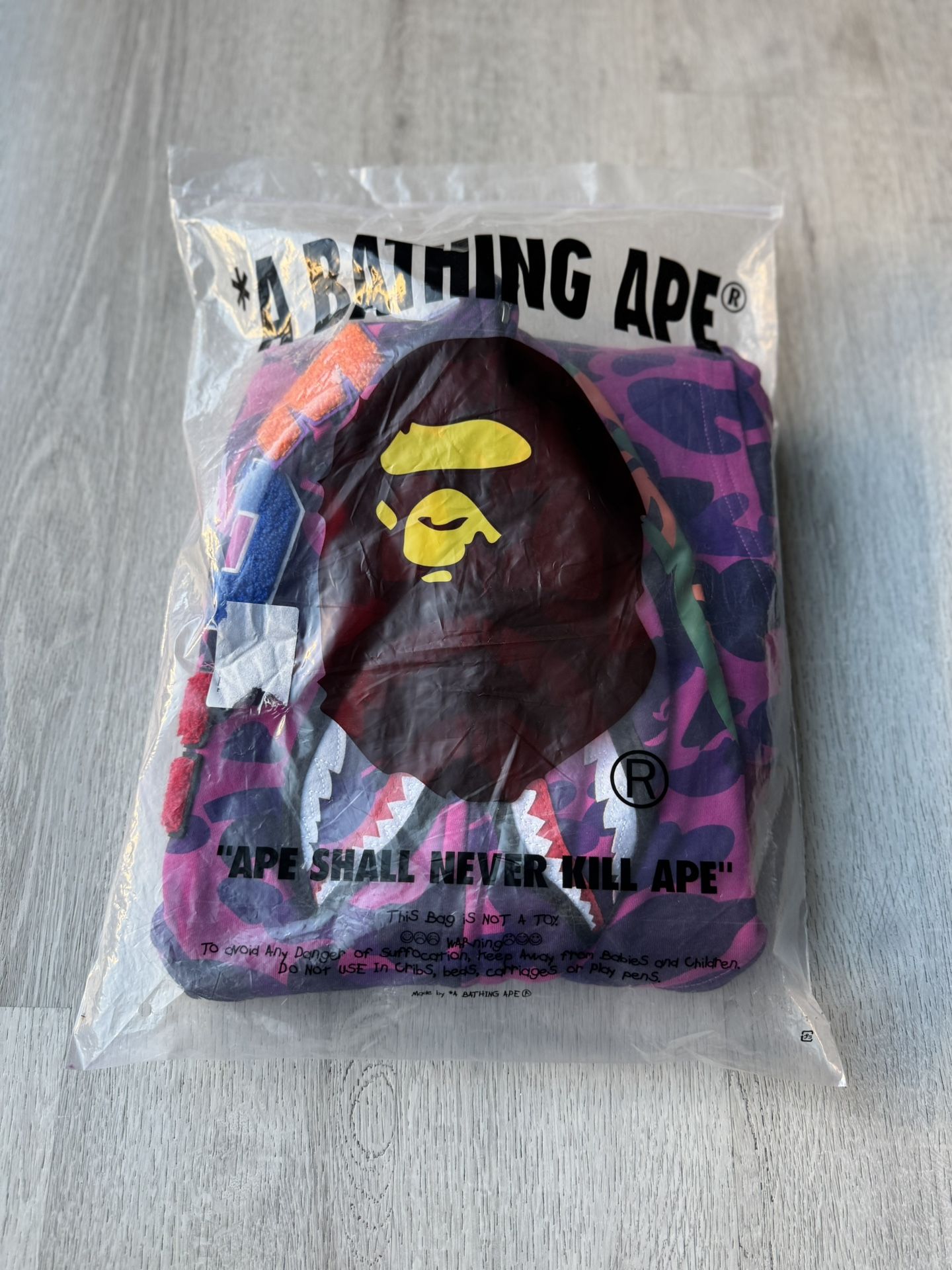 Purple Bape Hoodie