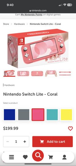 Nintendo Switch Lite (Coral)