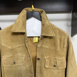 Vintage Leather Jacket By Ralph Lauren