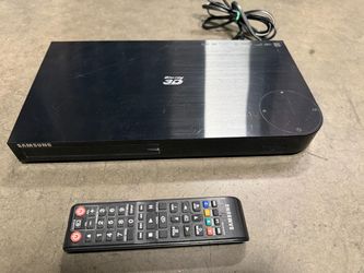 Samsung 3D Bluray DVD and CD Player w Remote Works See Video