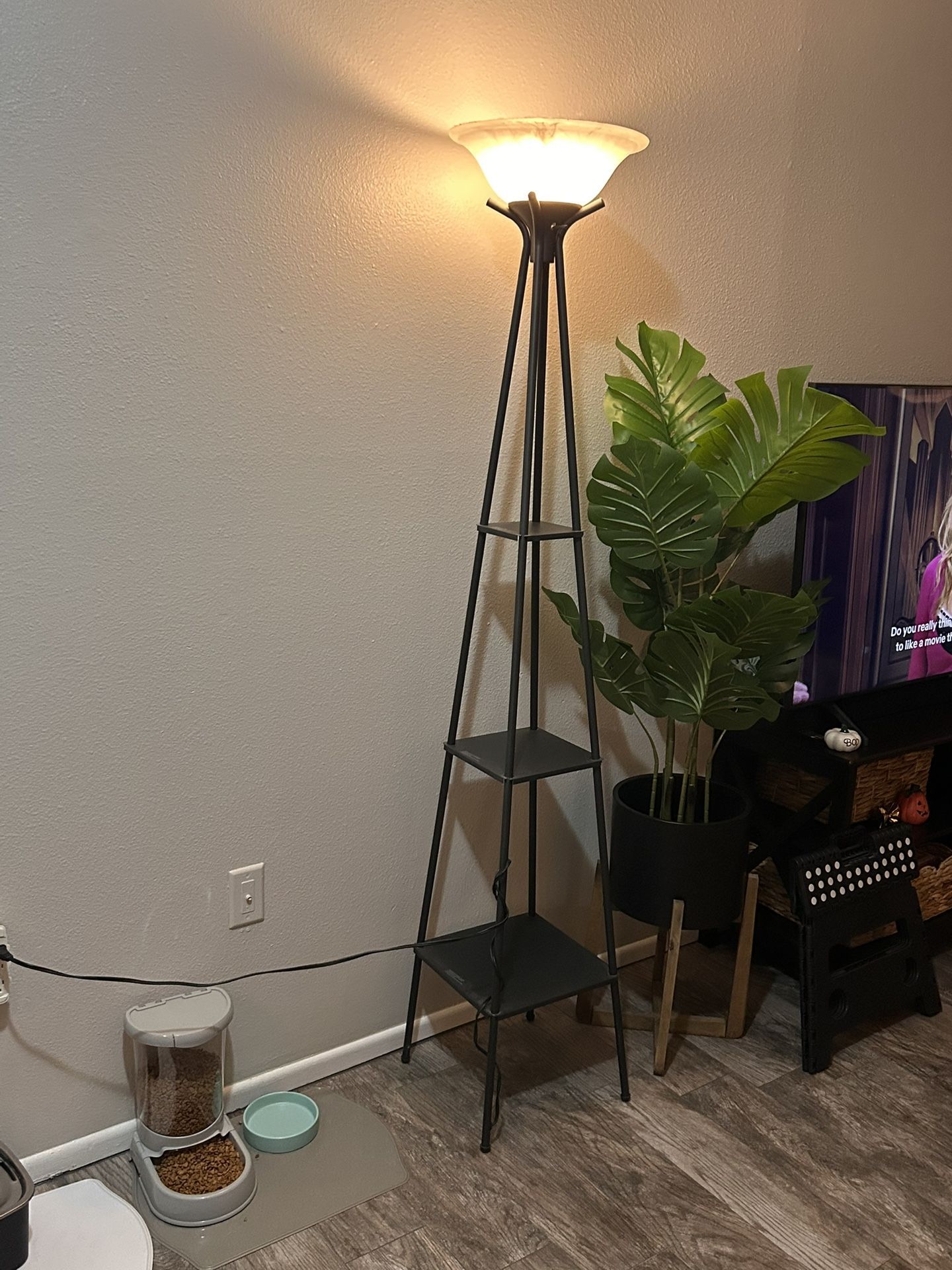 3 Tiered Black Floor Lamp